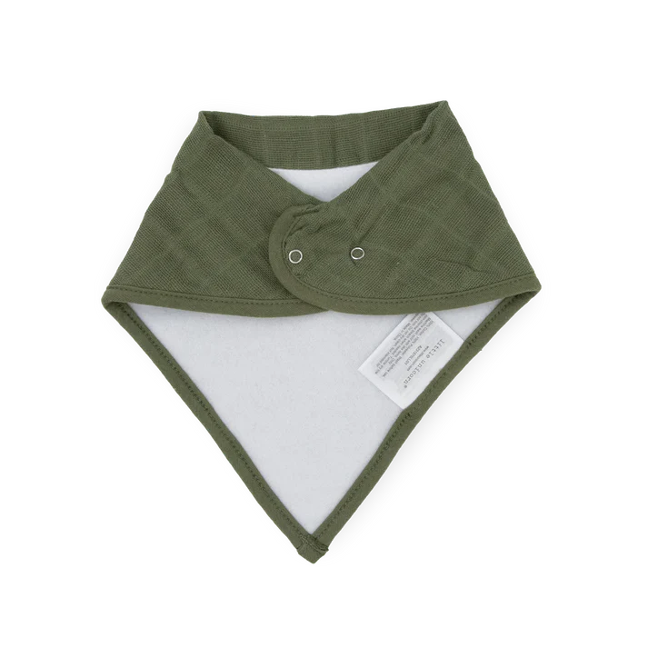 Little Unicorn Cotton Muslin/Fleece Bandana Bib 4Pk (Pressed Petals)