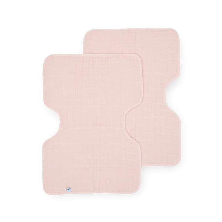 Little Unicorn Cotton Muslin Burp Cloth 2Pk (Light Pink)