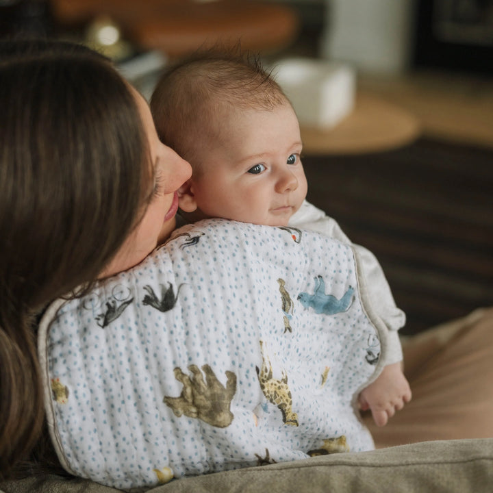 Little Unicorn Cotton Muslin Burp Cloth (Party Animals)