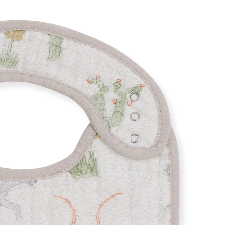 Little Unicorn Cotton Muslin Classic Bib Set (Adobe Checker)
