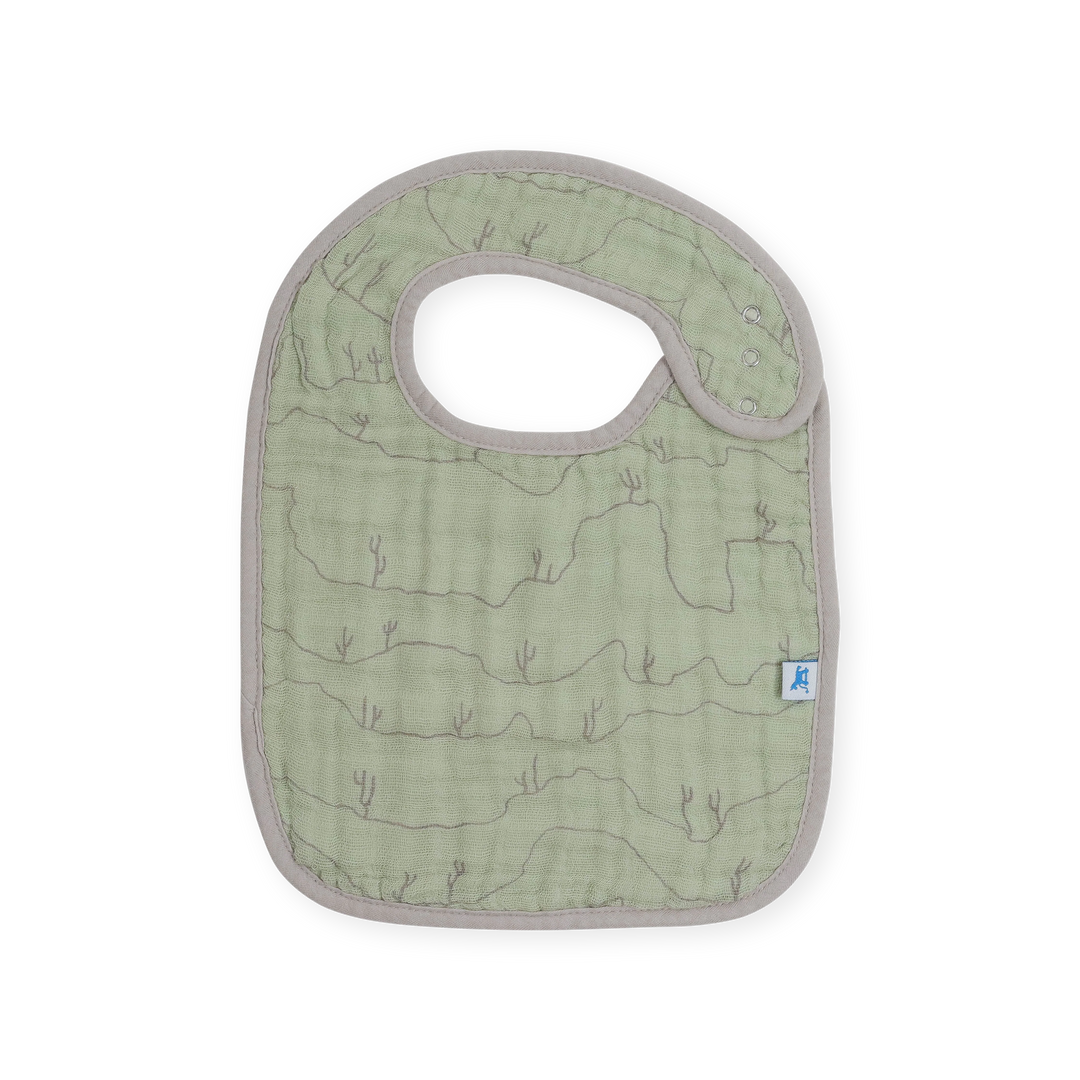 Little Unicorn Cotton Muslin Classic Bib Set (Adobe Checker)