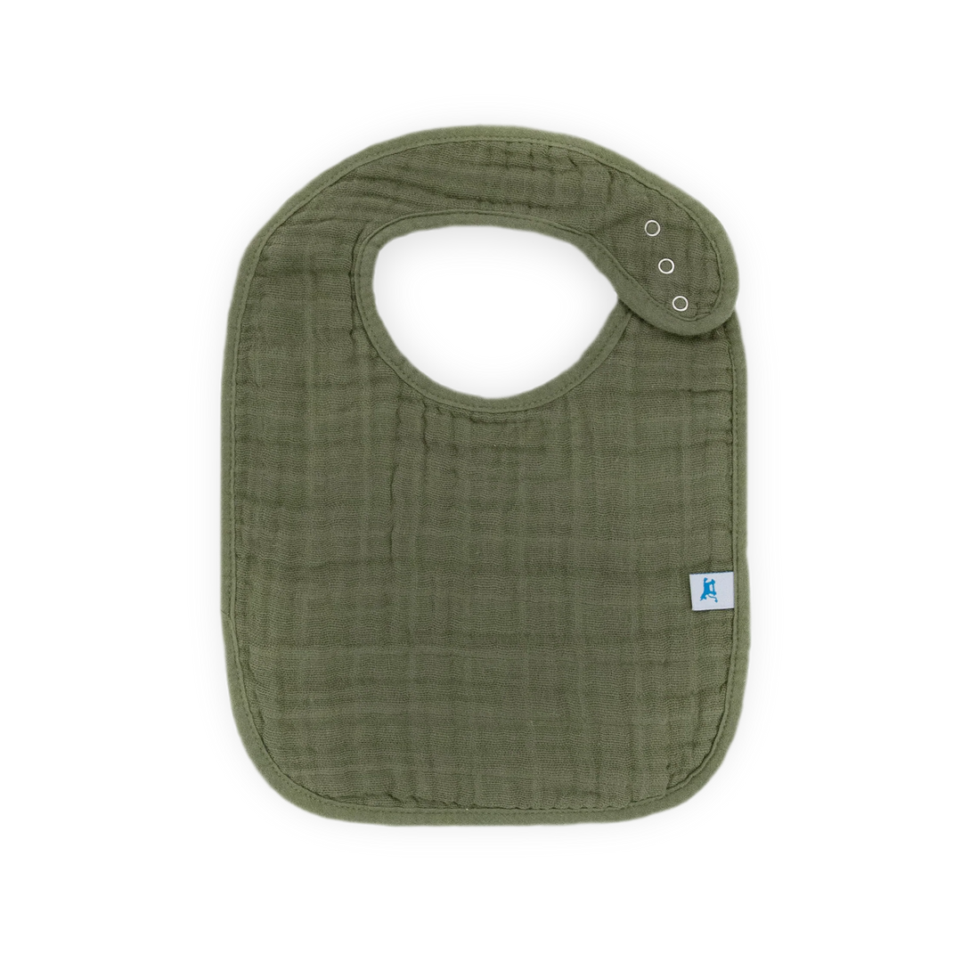 Little Unicorn Cotton Muslin Classic Bib Set (Forest Friends 2)