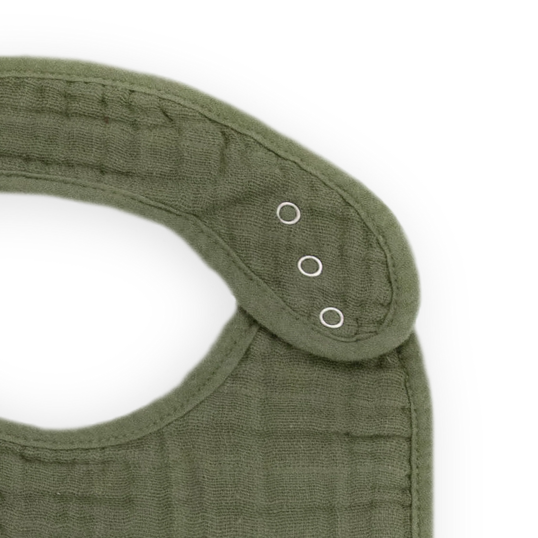 Little Unicorn Cotton Muslin Classic Bib Set (Forest Friends 2)