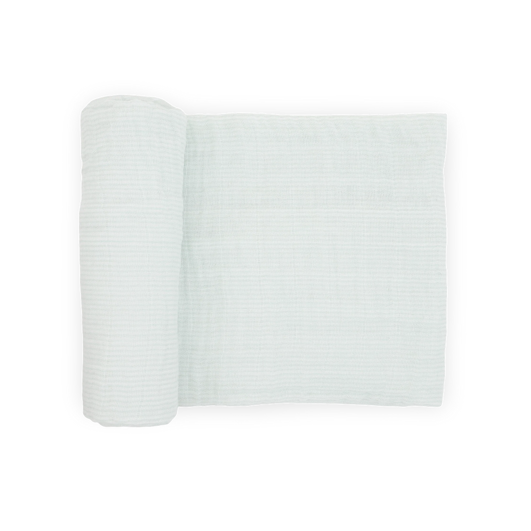 Little Unicorn Cotton Muslin Single Swaddle (Pale Pinstripe)