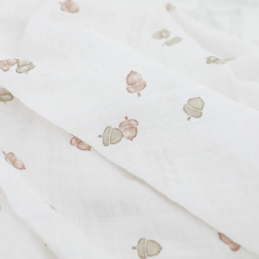 Little Unicorn Cotton Muslin Swaddle Set (Woodland Friends)