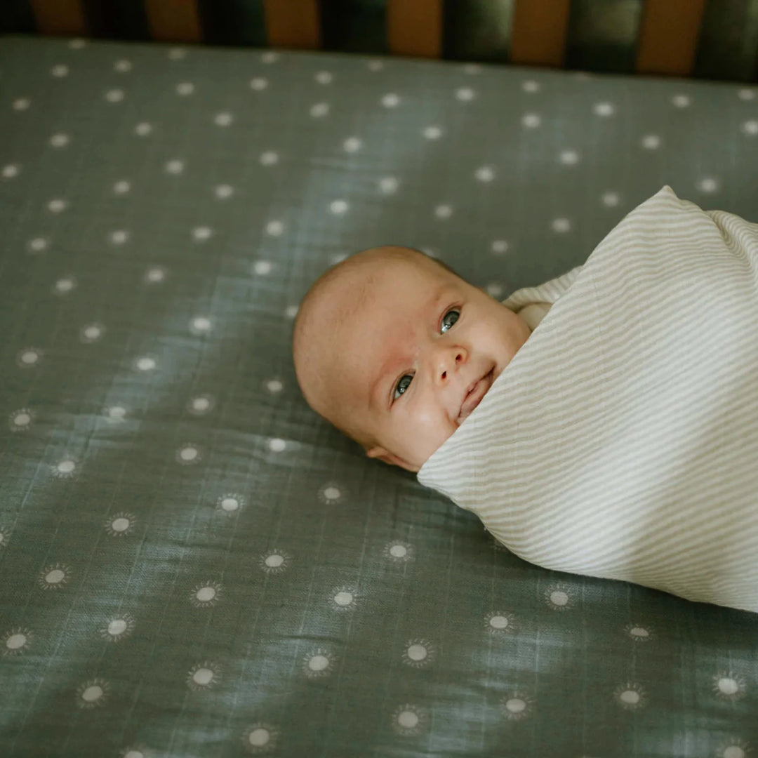 Little unicorn muslin crib sheet hotsell