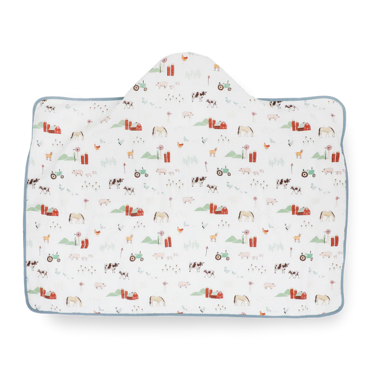Little Unicorn Toddler Hooded Towel (Farmyard)