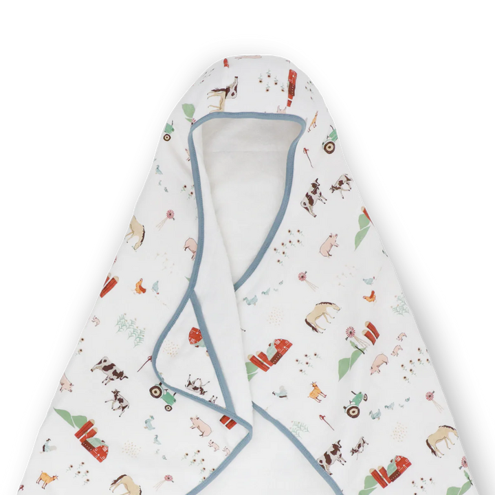 Little Unicorn Toddler Hooded Towel (Farmyard)