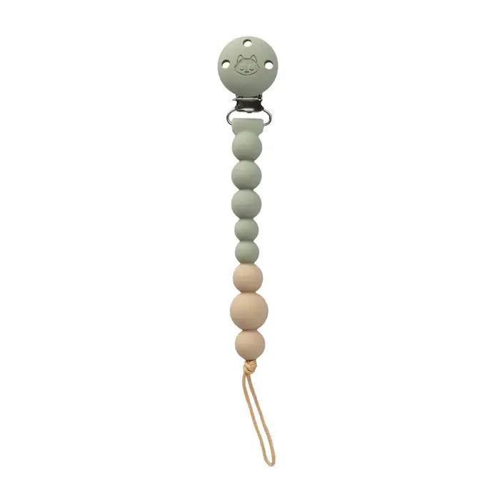 LouLou LOLLIPOP OneC Silicone Pacifier Clip (Sage)