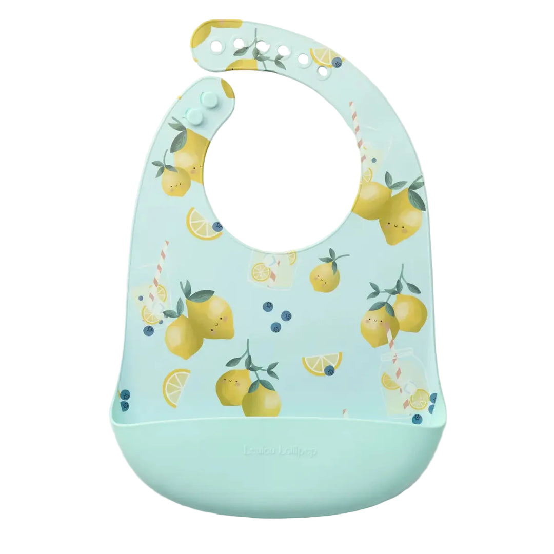 LouLou LOLLIPOP Silicone Bib (Lemon Squeezy)