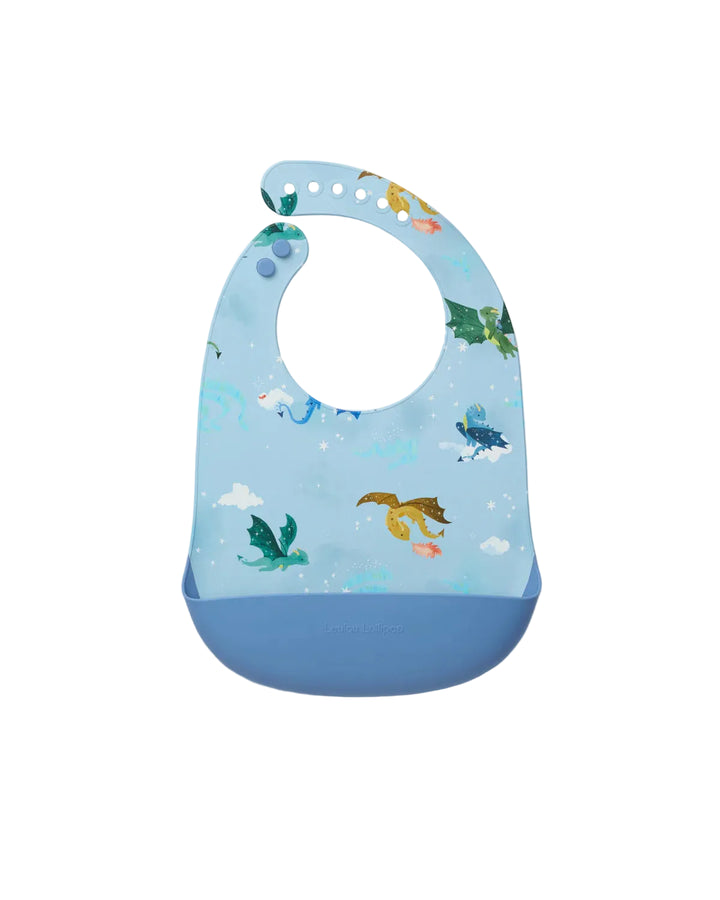 LouLou LOLLIPOP Silicone Bib (Magical Dragons)