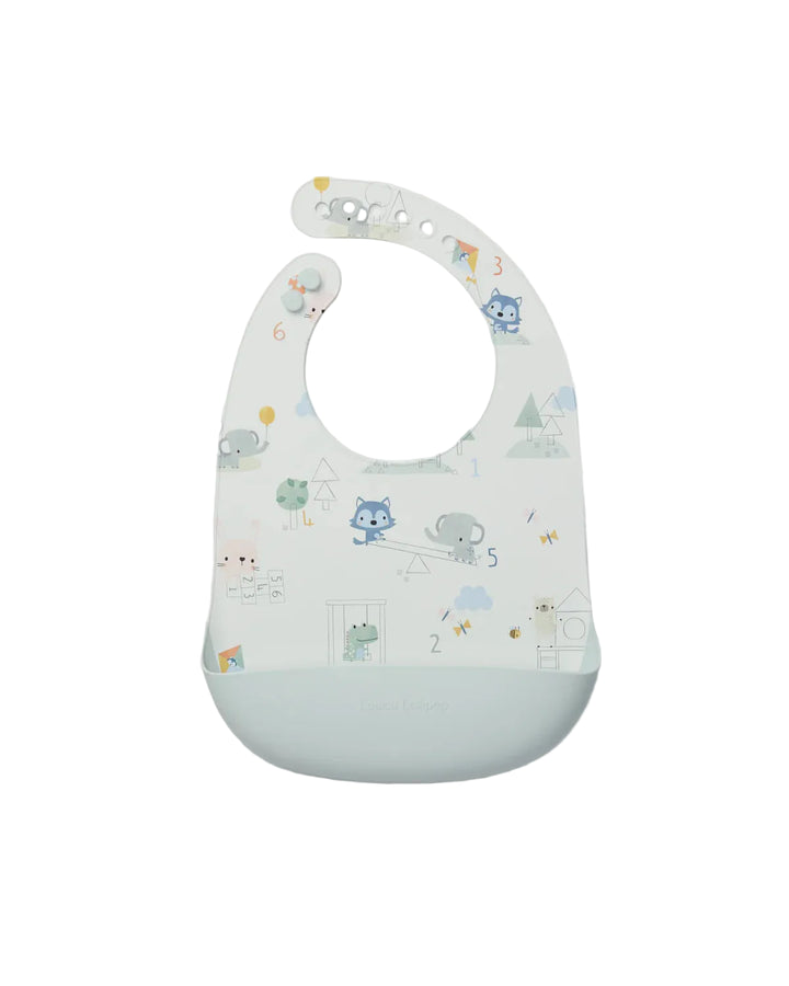 LouLou LOLLIPOP Silicone Bib (Mini Mathletes)