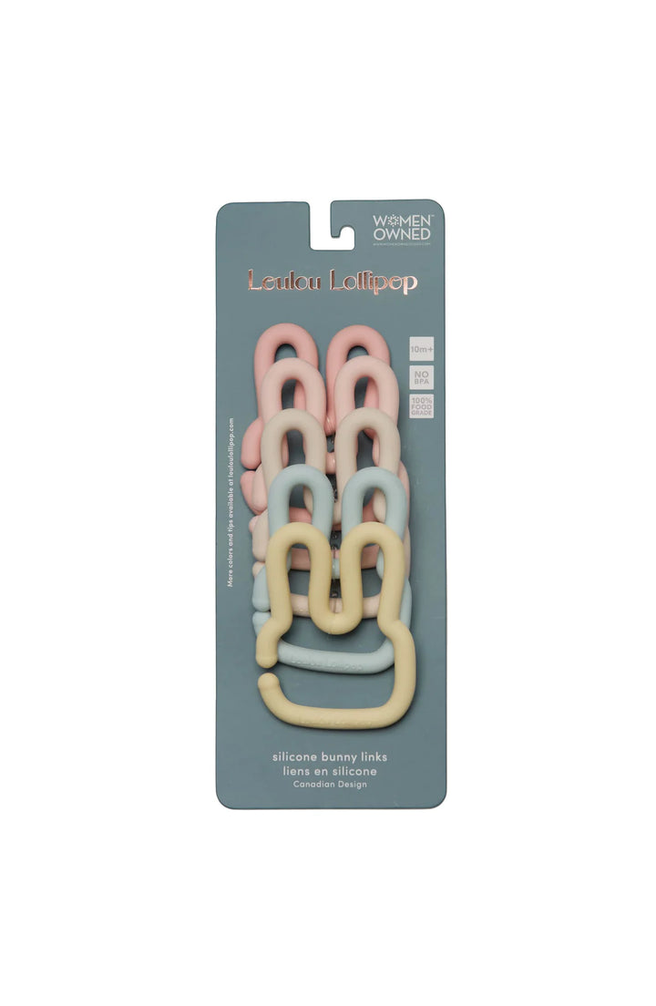 LouLou LOLLIPOP Toy Links (Bunny Pink)