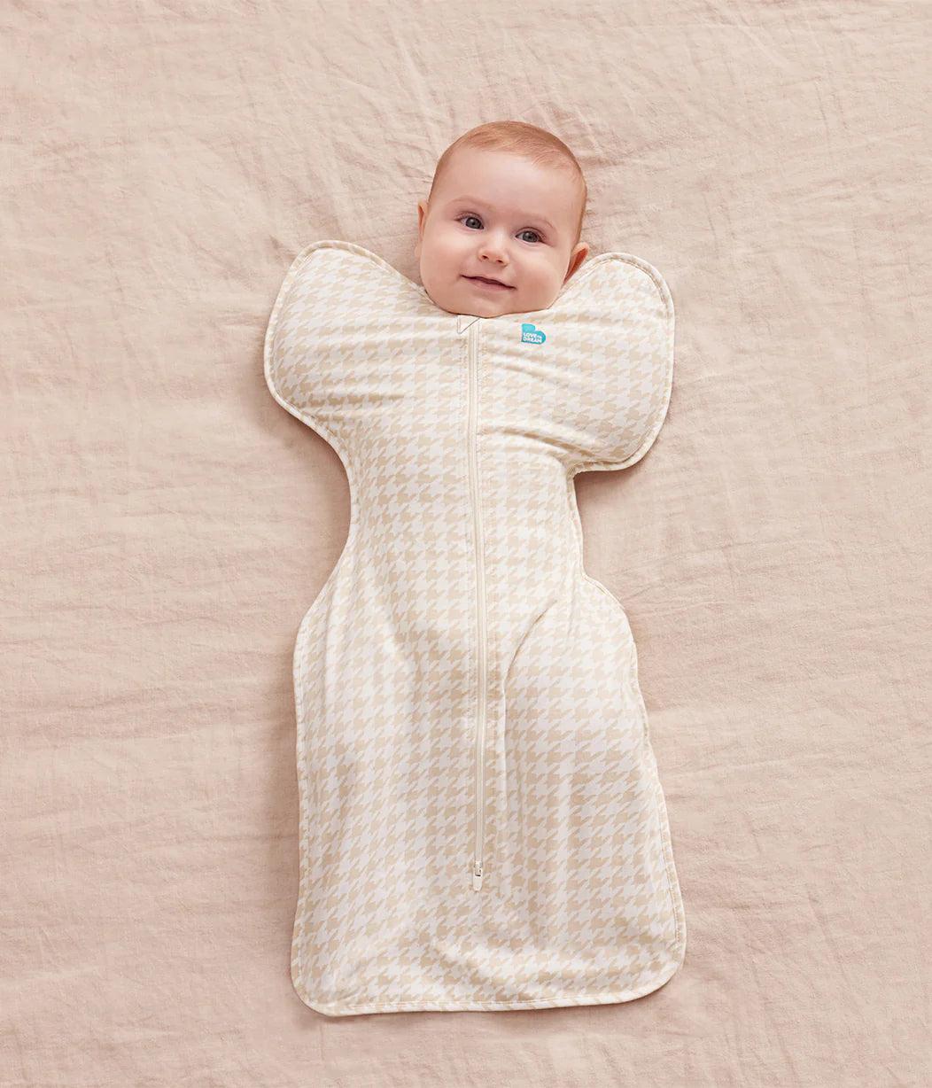Love To Dream Swaddle Up Original 1 TOG (Tan Houndstooth)