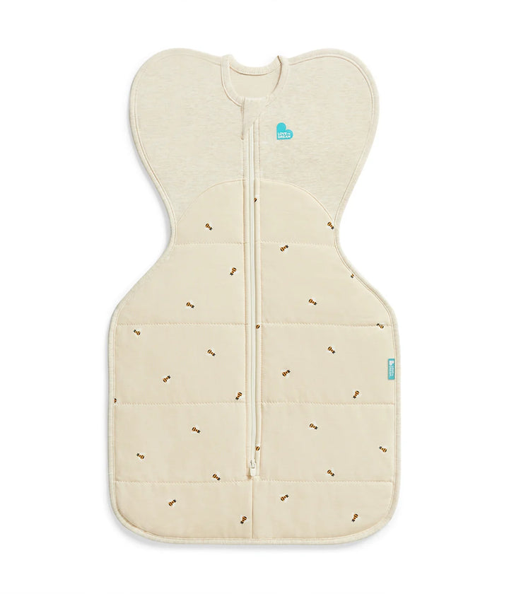 Love To Dream Swaddle Up Quilted 2.5 TOG (Oatmeal Bees)