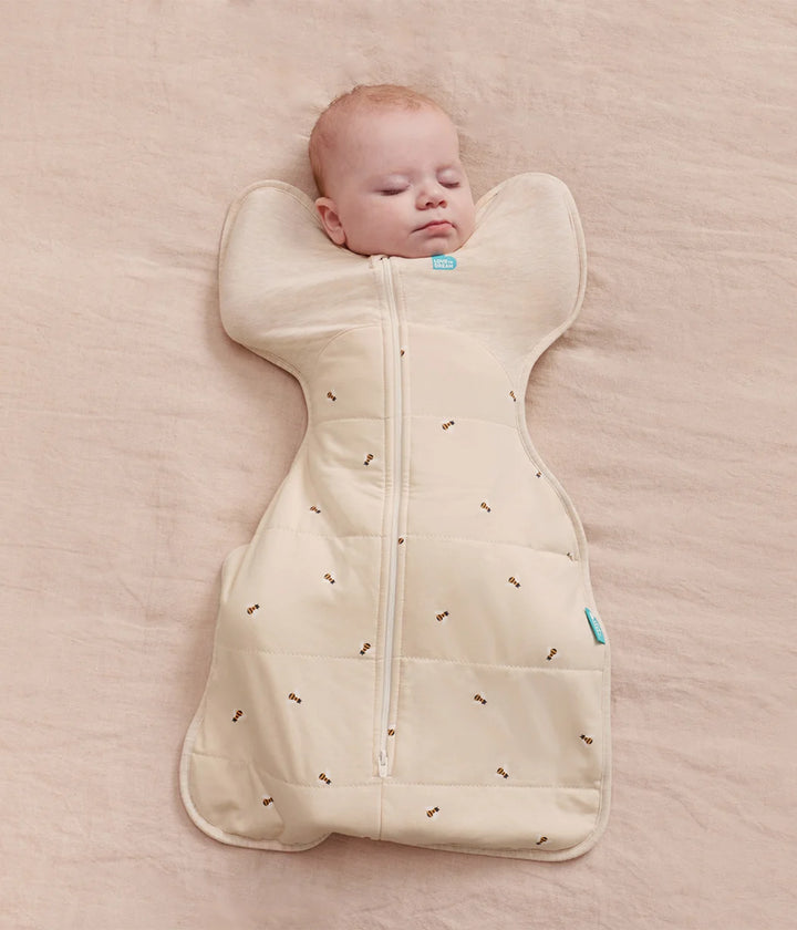 Love To Dream Swaddle Up Quilted 2.5 TOG (Oatmeal Bees)
