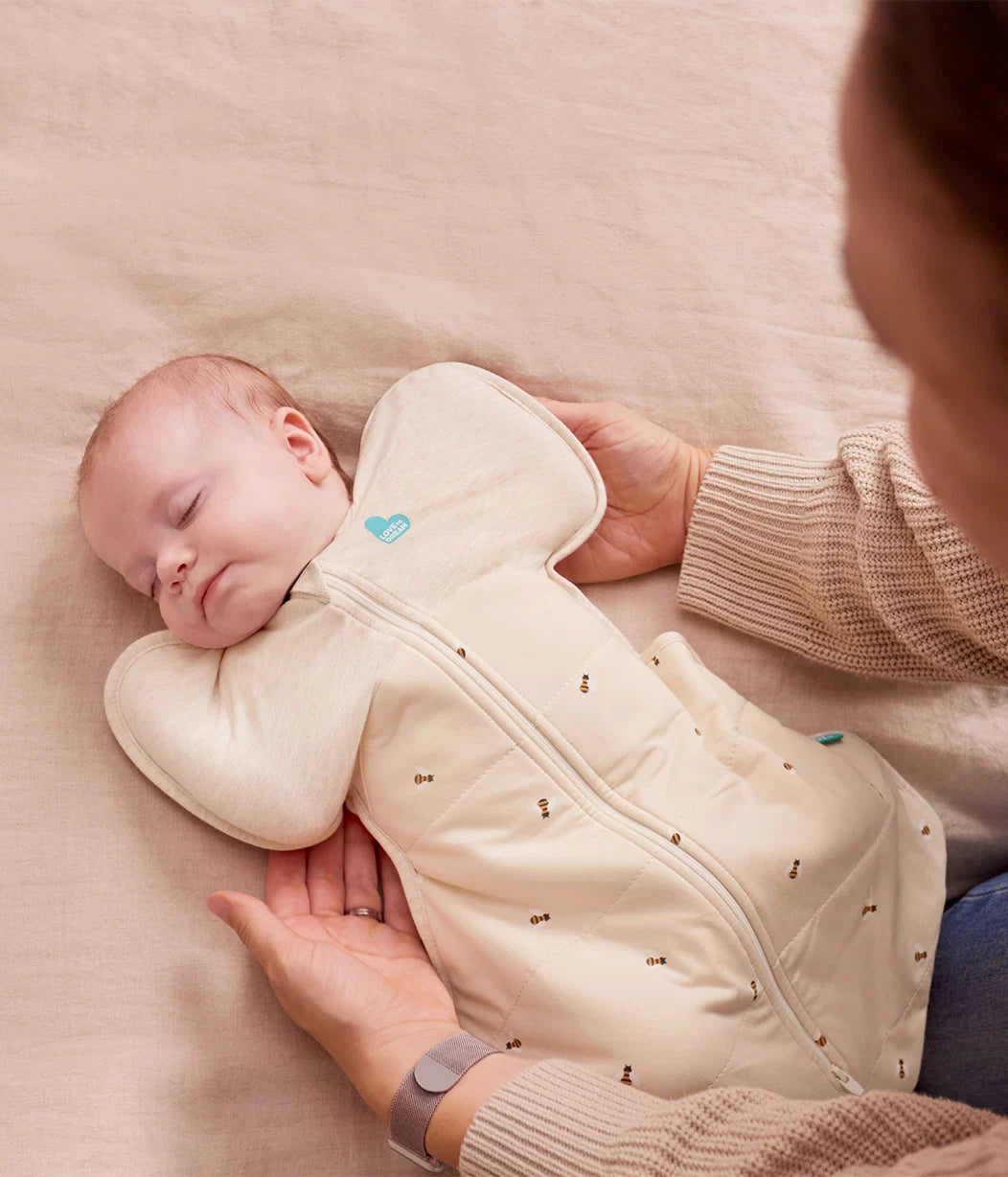 Love To Dream Swaddle Up Quilted 2.5 TOG (Oatmeal Bees)