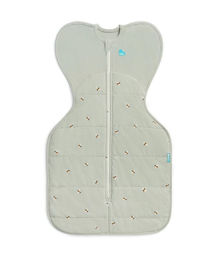Love To Dream Swaddle Up Quilted 2.5 TOG (Olive Bees)