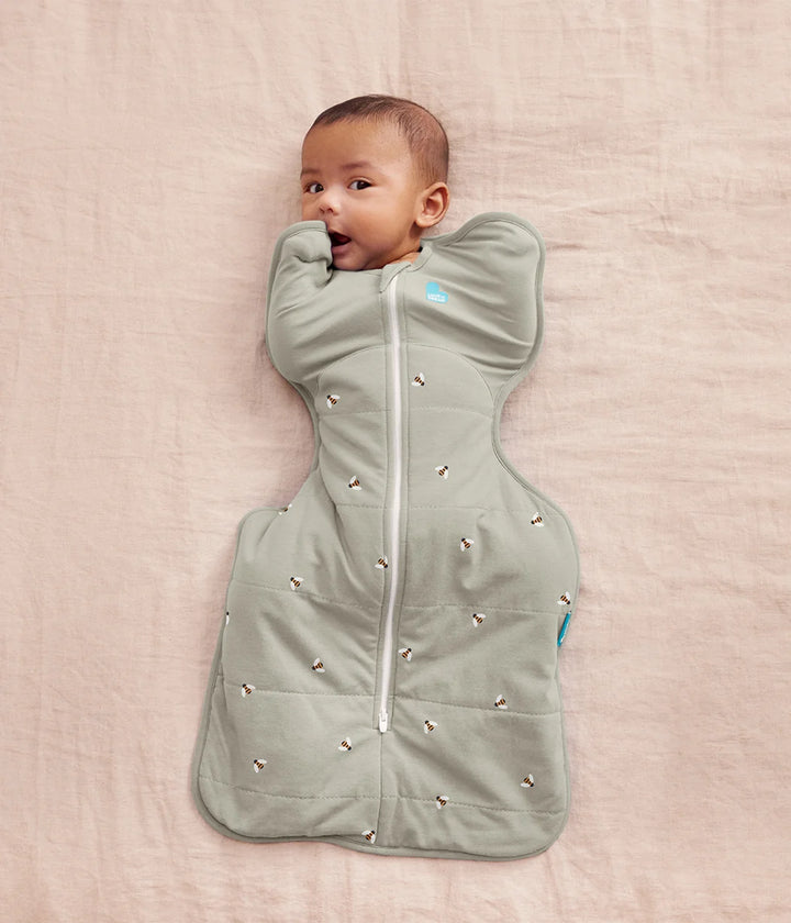 Love To Dream Swaddle Up Quilted 2.5 TOG (Olive Bees)