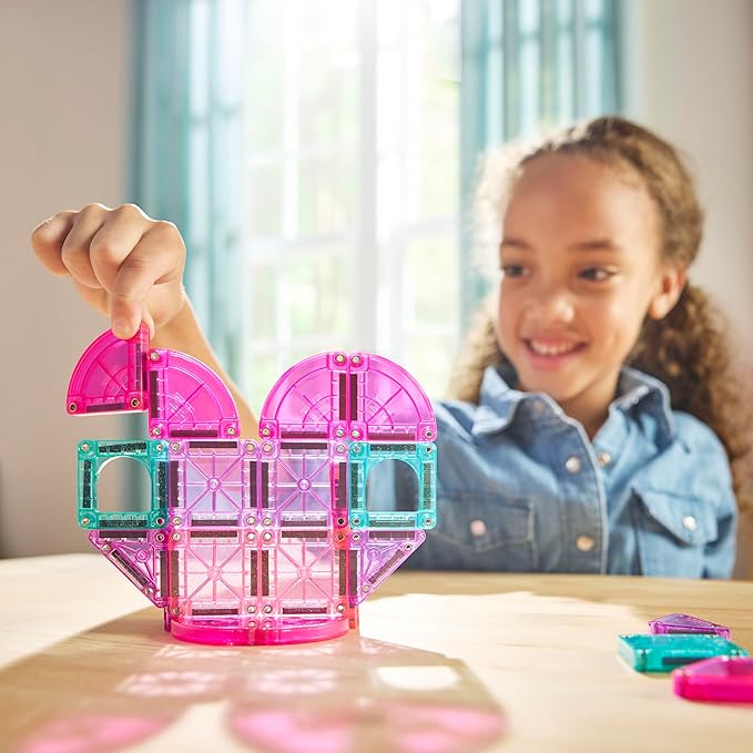 Magna-TiIes MicroMAGS 26-Piece Travel Construction Set (Heart to Heart)