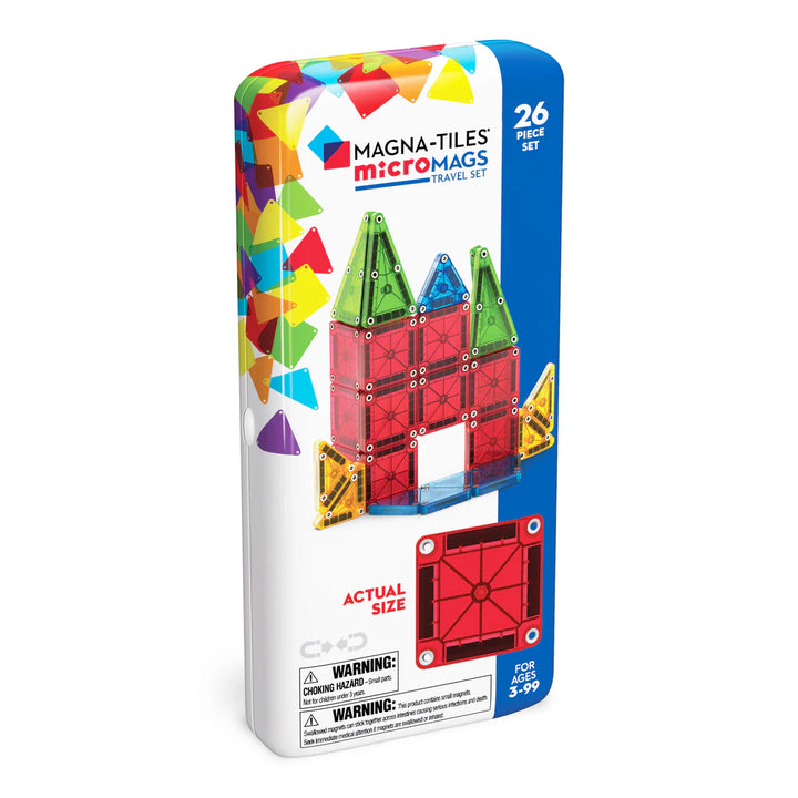 Magna-TiIes MicroMAGS 26-Piece Travel Construction Set (Bold)