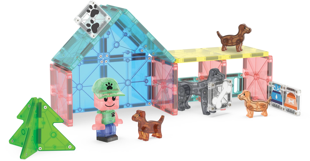 Magna-TiIes 27-Piece Construction Set (Puppy Park)