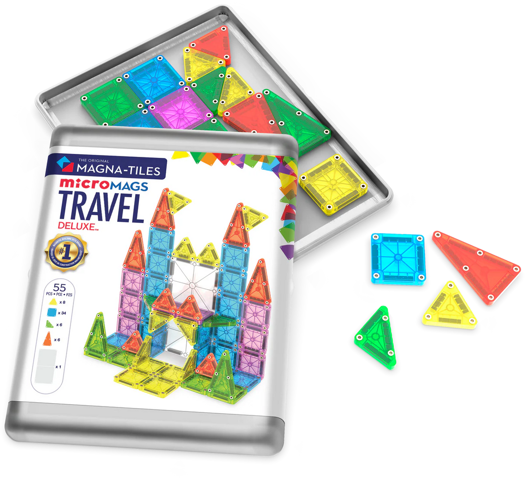 Magna-TiIes MicroMAGS 55-Piece Travel Construction Set (Deluxe)
