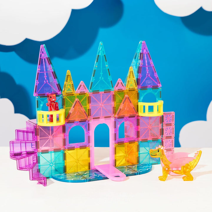 Magna-Tiles DLX 48-Piece Construction Set (Castle)