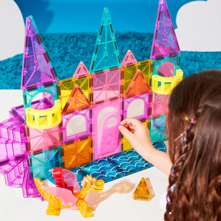 Magna-Tiles DLX 48-Piece Construction Set (Castle)