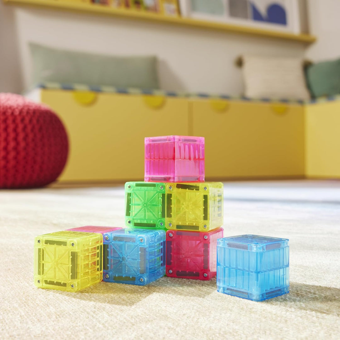 Magna-Tiles MicroMAGS 9-Piece Construction Set (Cubes)