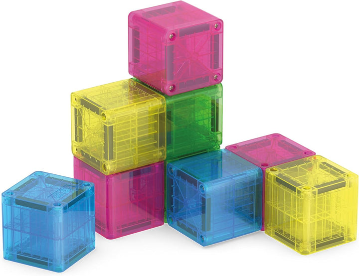 Magna-Tiles MicroMAGS 9-Piece Construction Set (Cubes)
