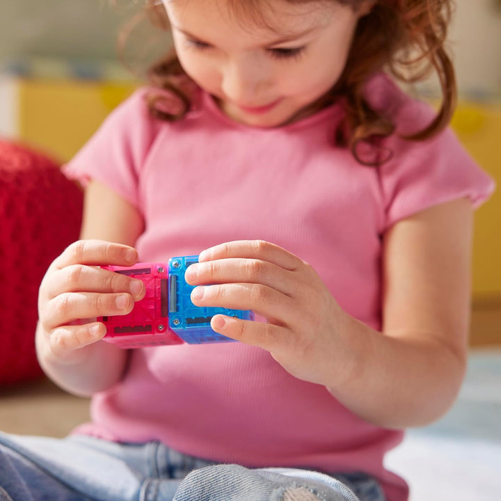 Magna-Tiles MicroMAGS 9-Piece Construction Set (Cubes)