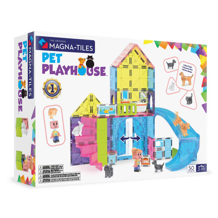 Magna-TiIes 50-Piece Construction Set (Pet Playhouse)