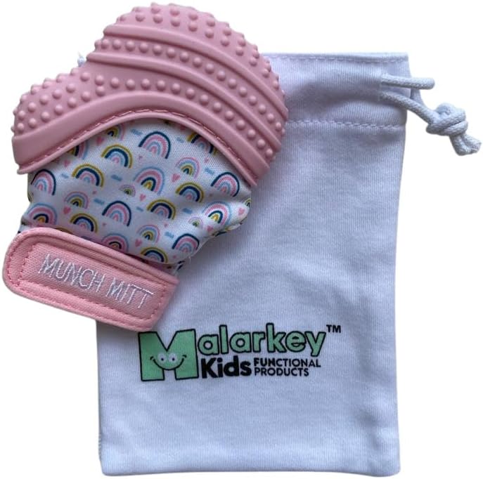 Malarkey Kids Munch Mitt (Pink Rainbow)