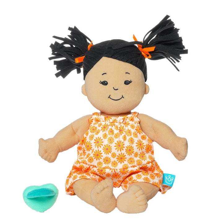 Manhattan Toy Baby Stella Beige with Black Pigtails Doll