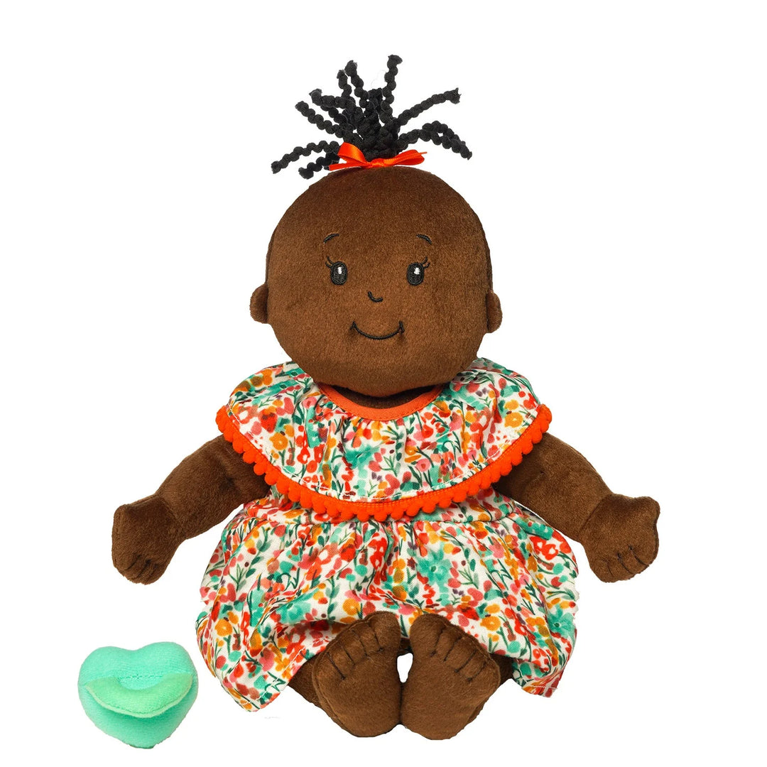 Manhattan Toy Baby Stella Brown w Black Wavy Tuft Doll babyandme babyandme Kelowna Store