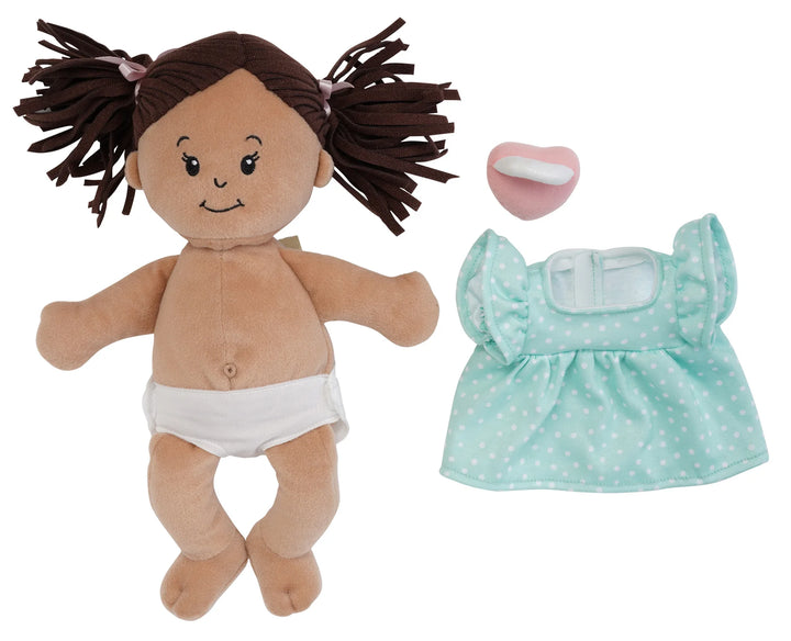 Manhattan Toy Love, Stella Doll (Beige with Brown Pigtails)