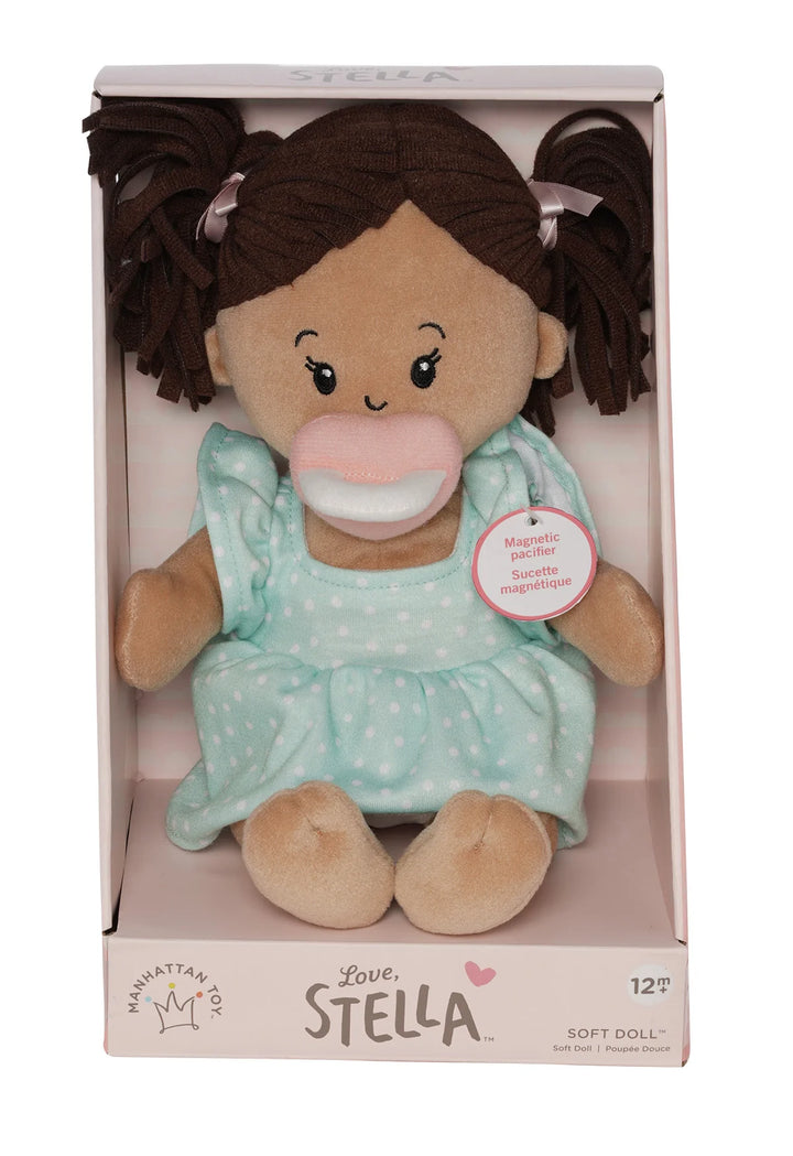 Manhattan Toy Love, Stella Doll (Beige with Brown Pigtails)