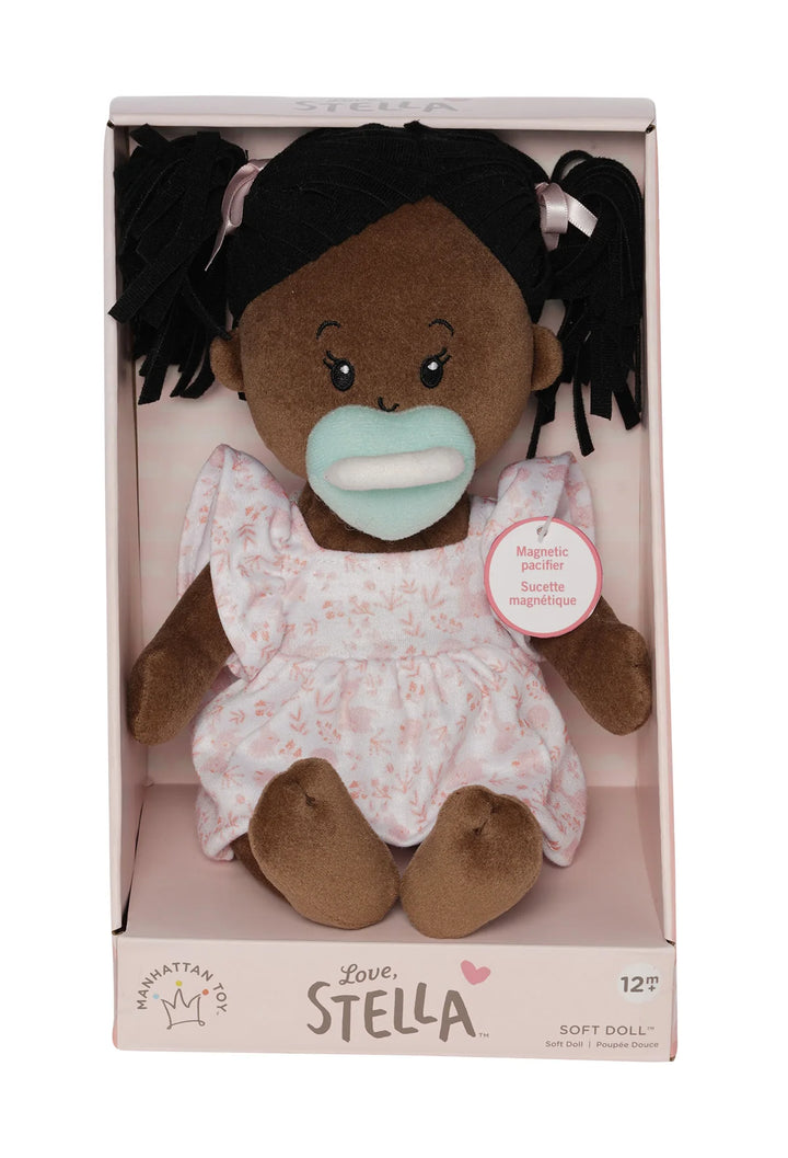 Manhattan Toy Love, Stella Doll (Brown with Black Pigtails)