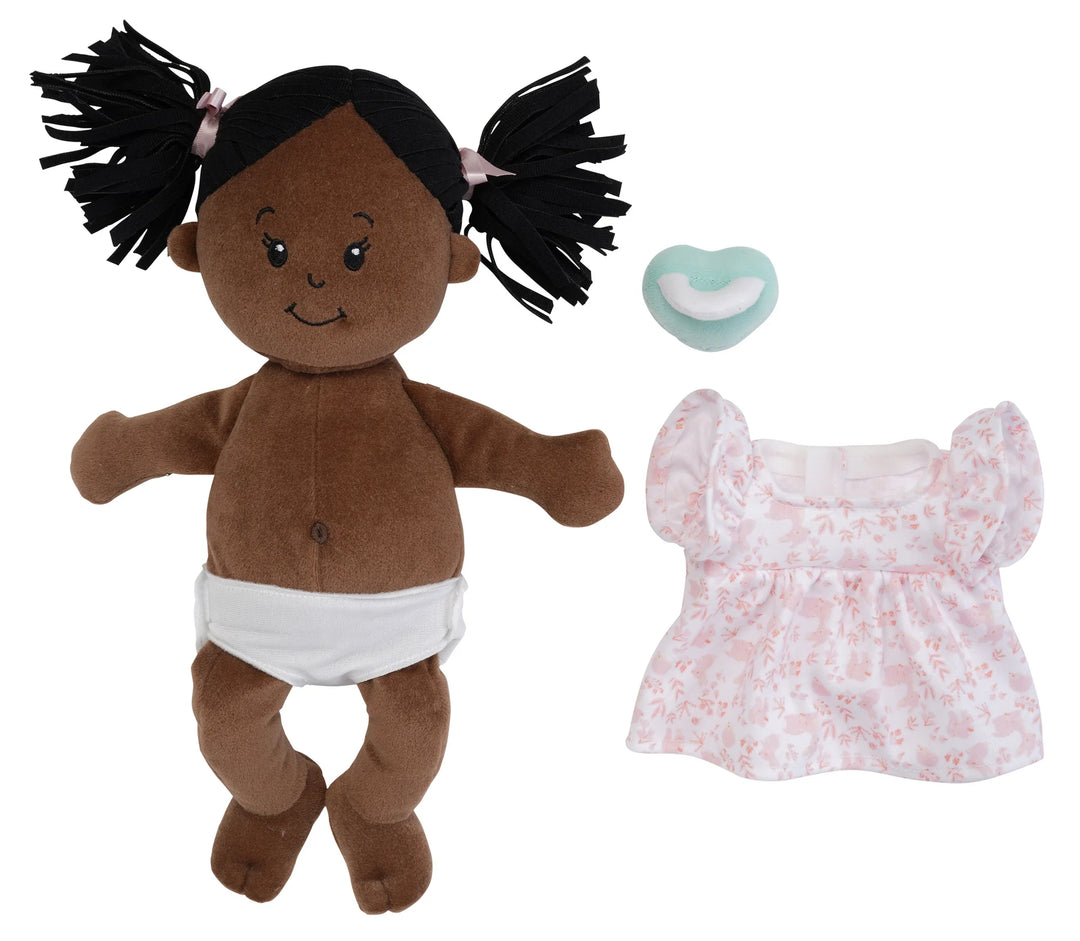 Manhattan Toy Love, Stella Doll (Brown with Black Pigtails)