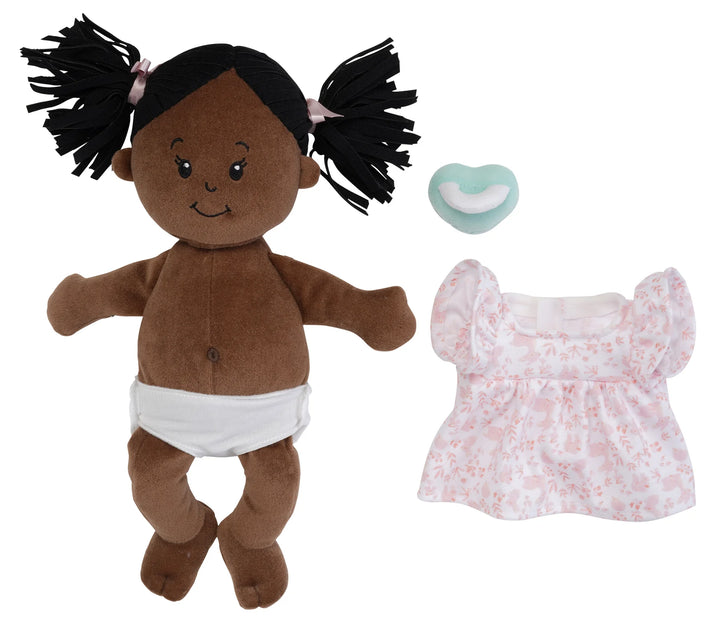 Manhattan Toy Love, Stella Doll (Brown with Black Pigtails)