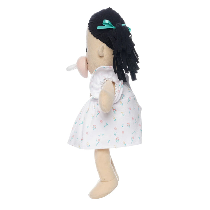 Manhattan Toy Love, Stella Doll (Light Beige with Black Pigtails)