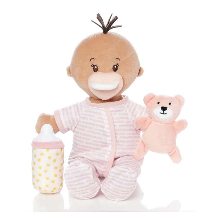 Manhattan Toy Love, Stella Sleepy Time Set (Beige Doll with Brown Tuft)