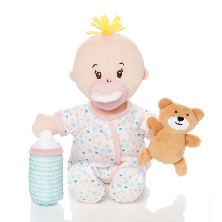 Manhattan Toy Love, Stella Sleepy Time Set (Peach Doll with Blonde Tuft)