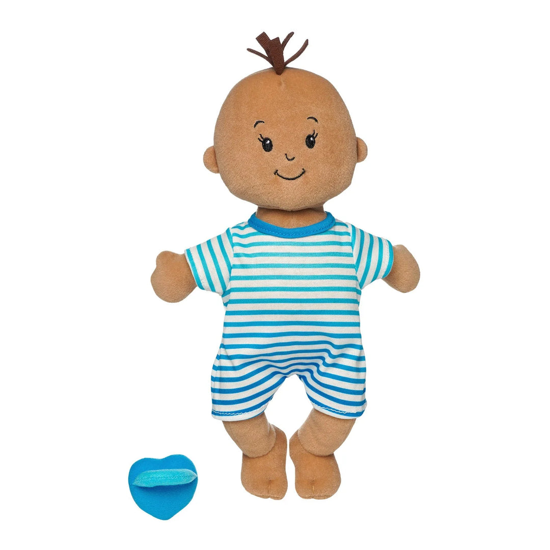 Manhattan Toy Wee Baby Stella Doll Beige with Brown Tuft Babyandme babyandme Kelowna Store