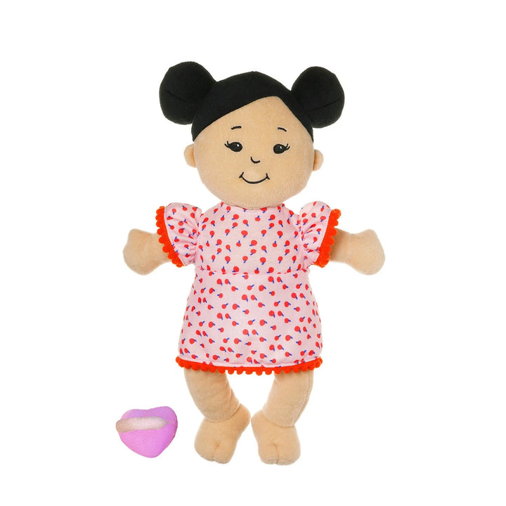Manhattan Toy Wee Baby Stella Doll (Light Beige with Black Buns)