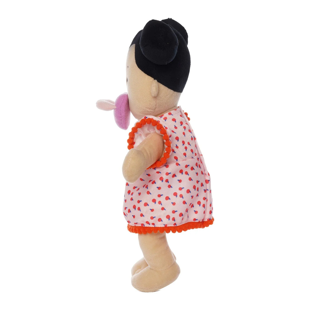 Manhattan Toy Wee Baby Stella Doll (Light Beige with Black Buns)