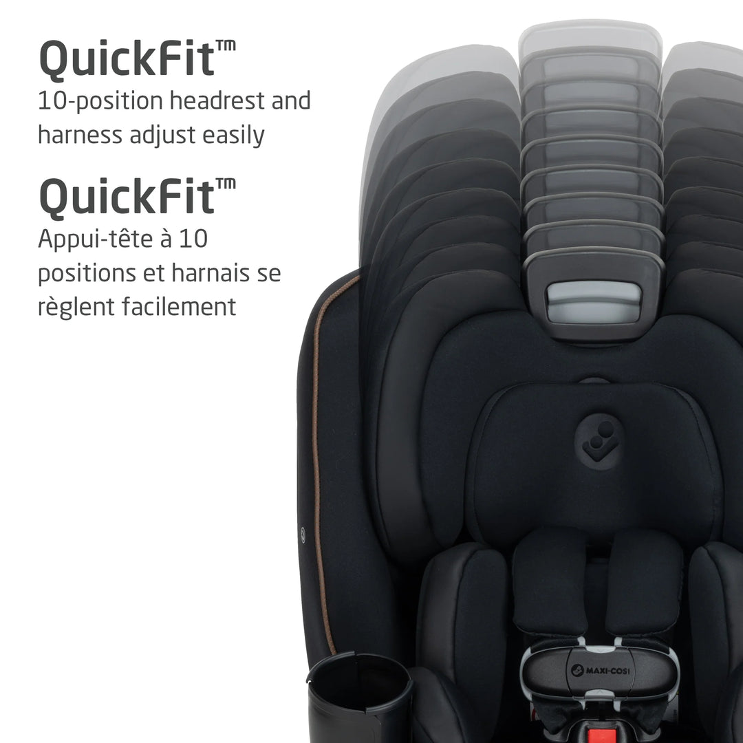 Maxi Cosi Andi 360 Rotating All-in-One Car Seat (Authentic Black)