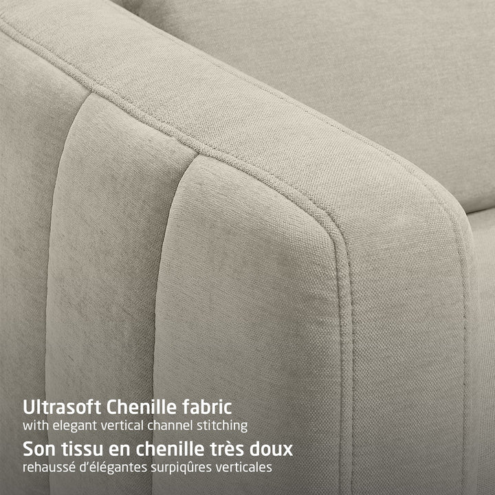 Maxi Cosi Dorian Swivel Glider &amp; Power Recliner (Chenille Fog)