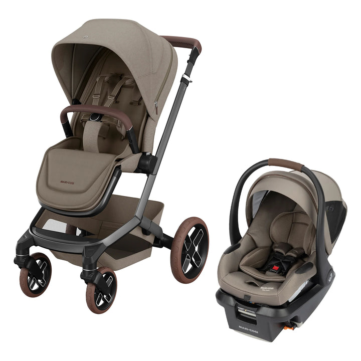 Maxi-Cosi Fame Stroller &amp; Mico Luxe+ Travel System (Twillic Truffle)